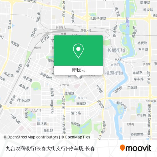 九台农商银行(长春大街支行)-停车场地图