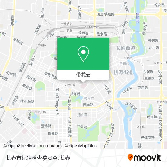 长春市纪律检查委员会地图