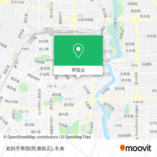 老妈手擀面(民康路店)地图