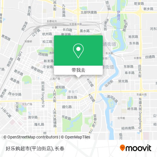 好乐购超市(平治街店)地图
