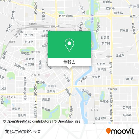 龙鹏时尚旅馆地图