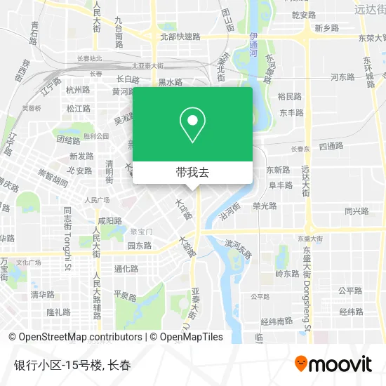 银行小区-15号楼地图
