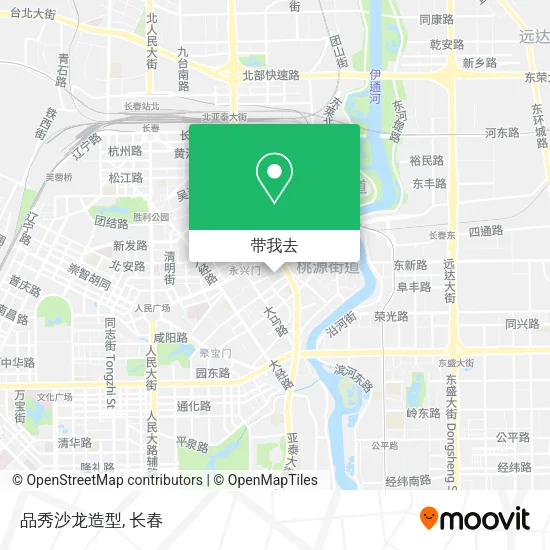 品秀沙龙造型地图