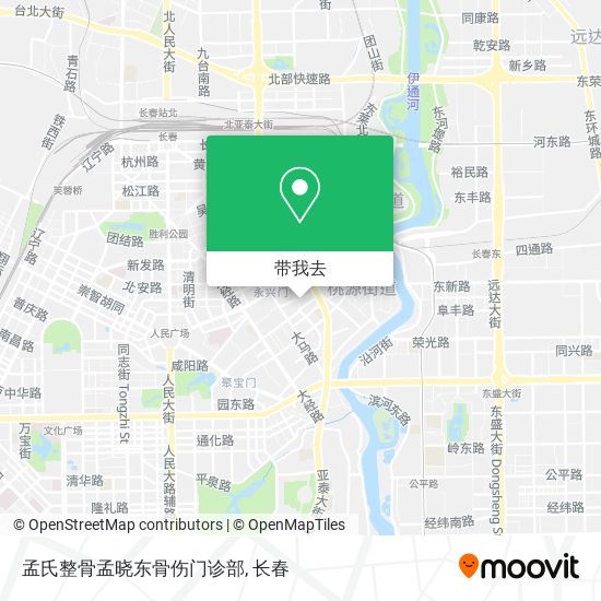 孟氏整骨孟晓东骨伤门诊部地图