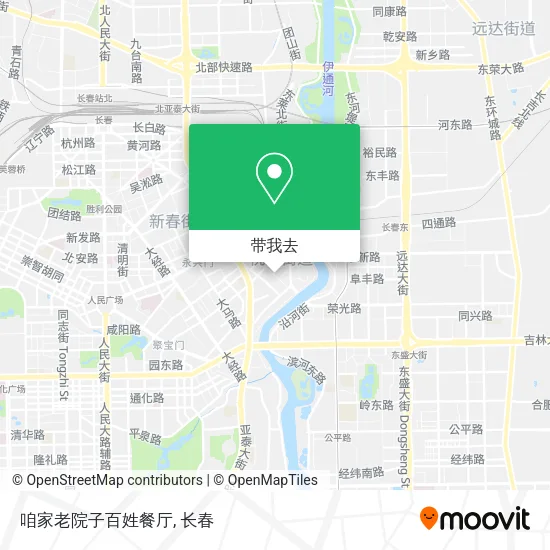 咱家老院子百姓餐厅地图