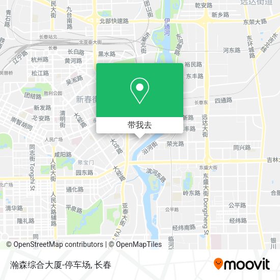 瀚森综合大厦-停车场地图