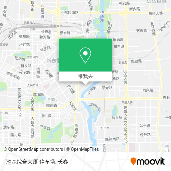 瀚森综合大厦-停车场地图