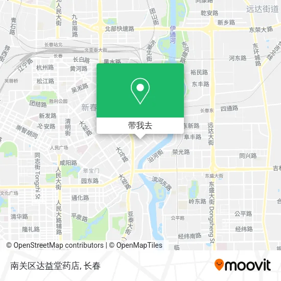 南关区达益堂药店地图