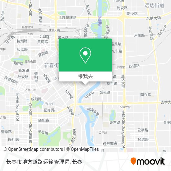长春市地方道路运输管理局地图