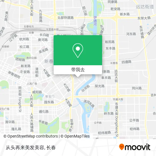 从头再来美发美容地图