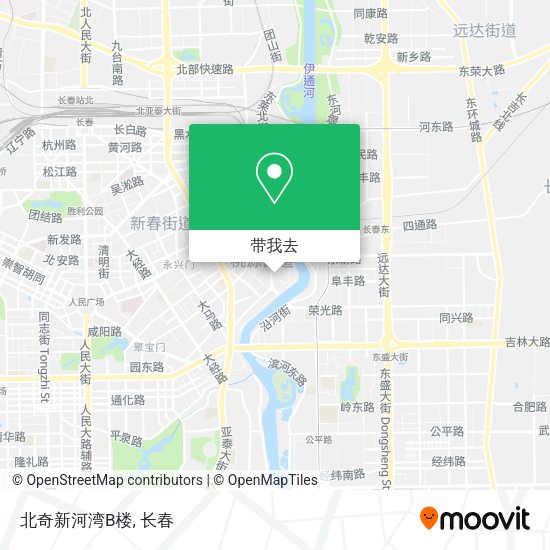 北奇新河湾B楼地图