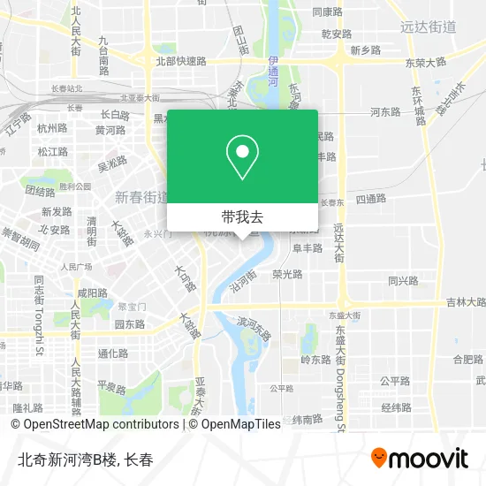 北奇新河湾B楼地图