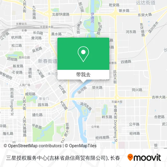 三星授权服务中心(吉林省鼎信商贸有限公司)地图