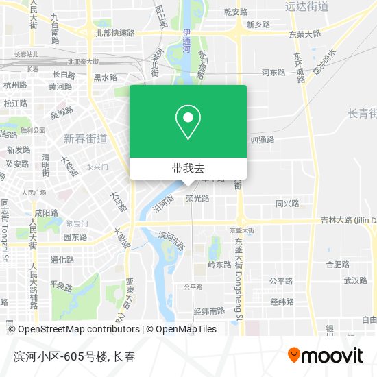 滨河小区-605号楼地图