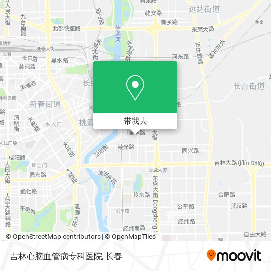 吉林心脑血管病专科医院地图