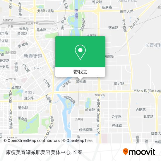 康瘦美奇罐减肥美容美体中心地图