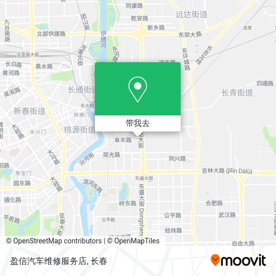 盈信汽车维修服务店地图