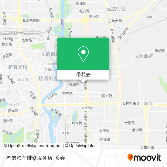 盈信汽车维修服务店地图