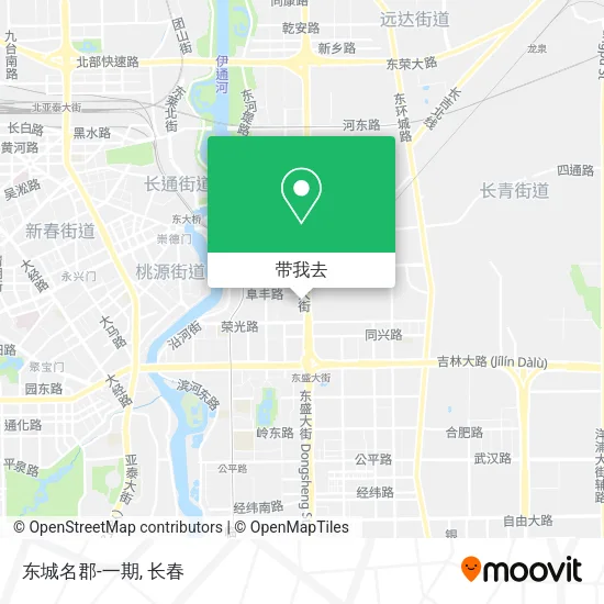 东城名郡-一期地图