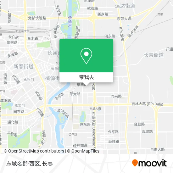 东城名郡-西区地图