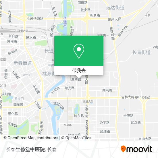 长春生修堂中医院地图