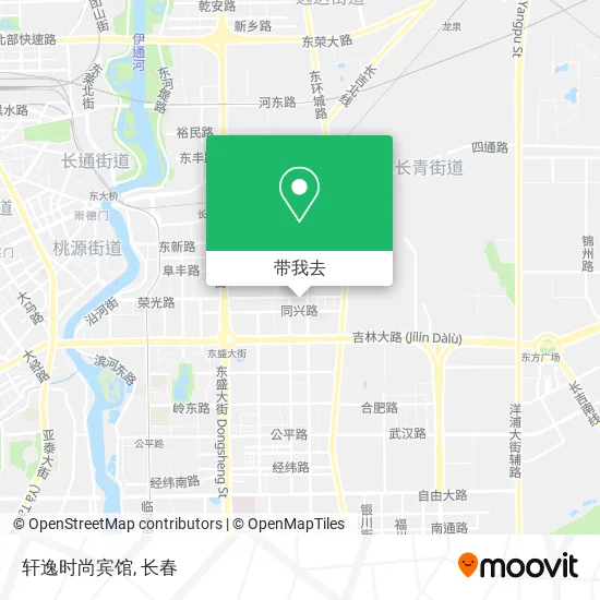 轩逸时尚宾馆地图