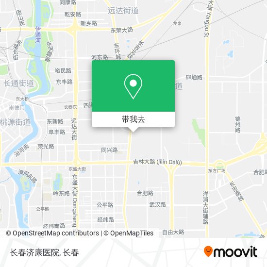 长春济康医院地图