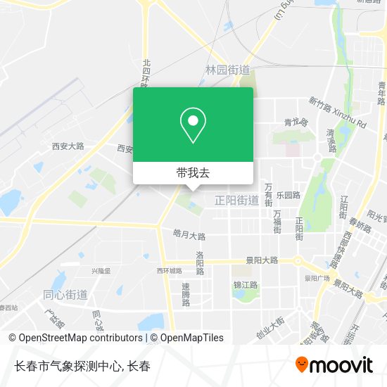 长春市气象探测中心地图