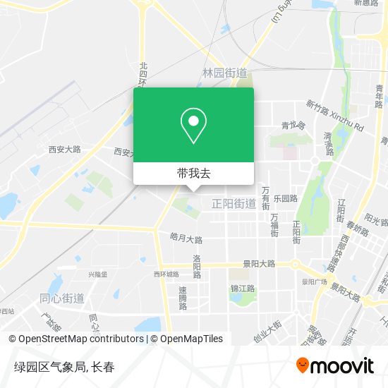 绿园区气象局地图