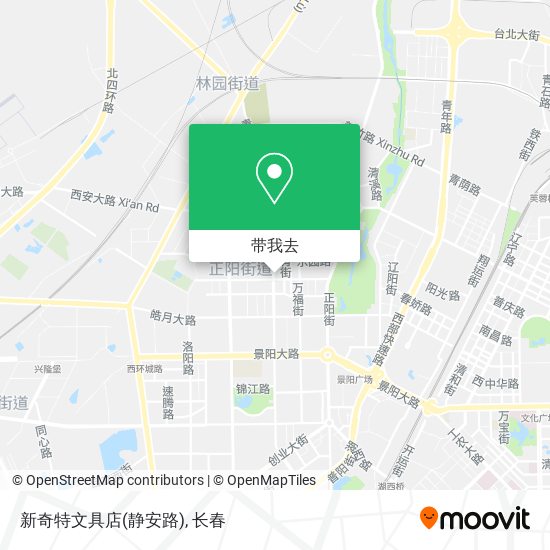 新奇特文具店(静安路)地图