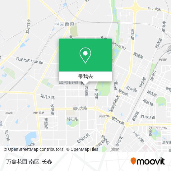 万鑫花园-南区地图