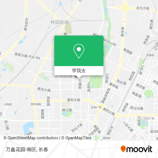 万鑫花园-南区地图