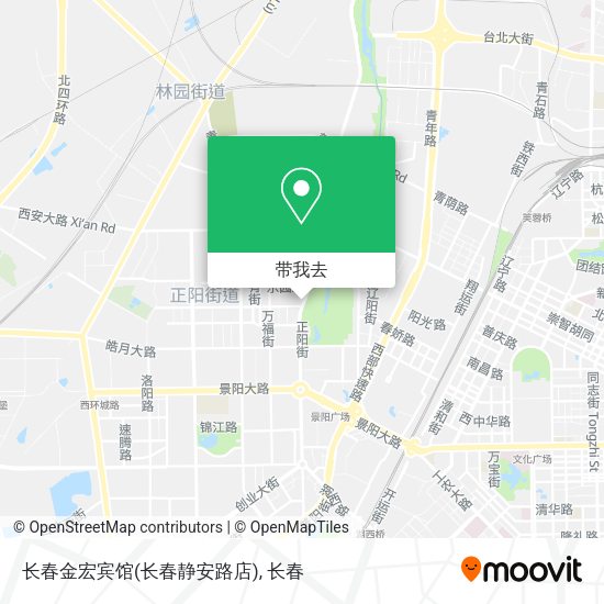 长春金宏宾馆(长春静安路店)地图