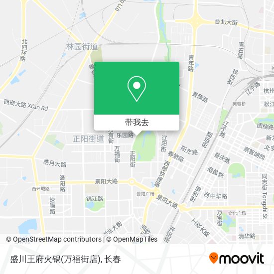 盛川王府火锅(万福街店)地图