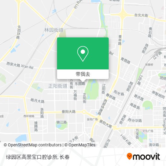 绿园区高景宝口腔诊所地图