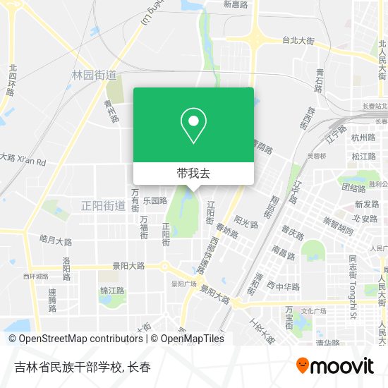 吉林省民族干部学校地图