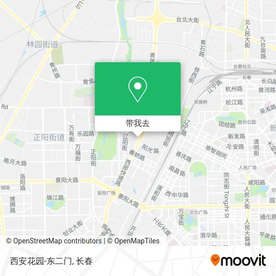 西安花园-东二门地图