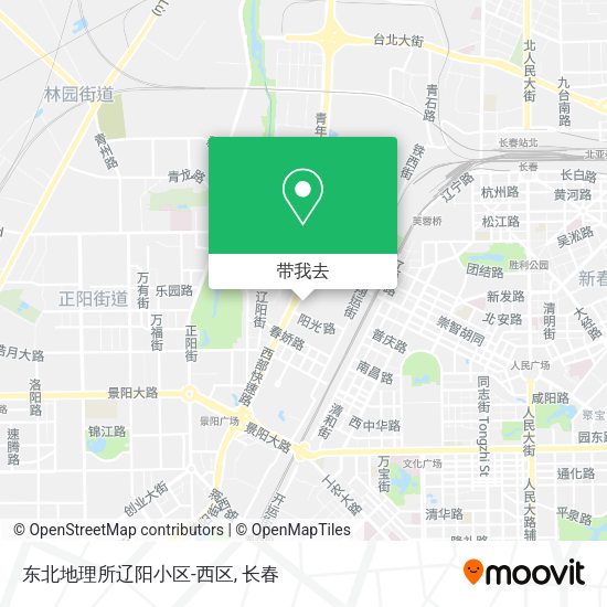 东北地理所辽阳小区-西区地图