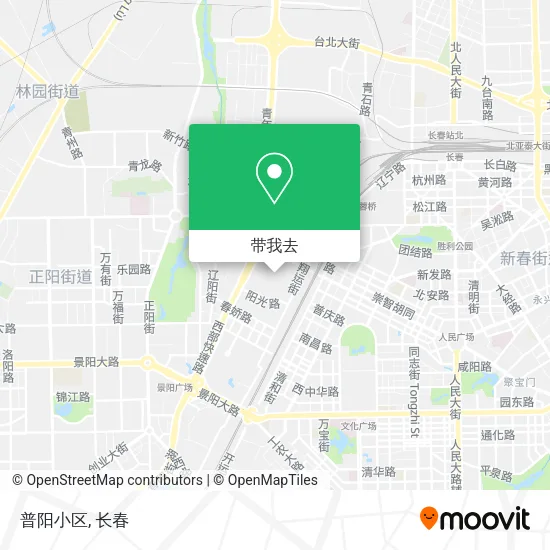 普阳小区地图