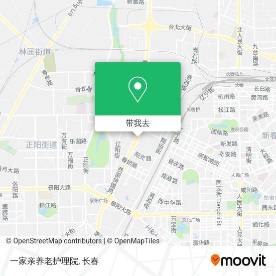 一家亲养老护理院地图