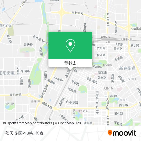 蓝天花园-10栋地图