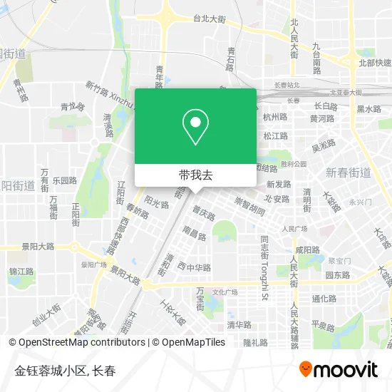 金钰蓉城小区地图