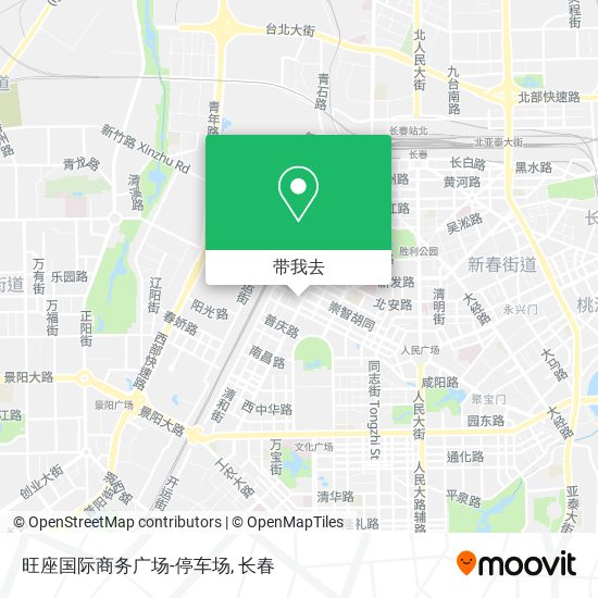 旺座国际商务广场-停车场地图