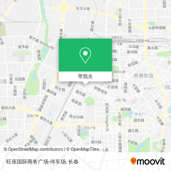 旺座国际商务广场-停车场地图