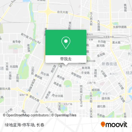 绿地蓝海-停车场地图