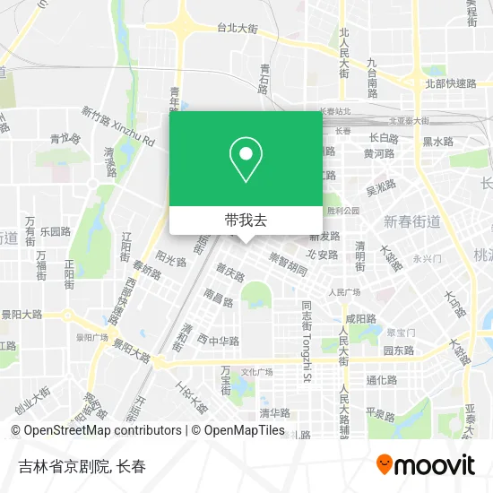 吉林省京剧院地图