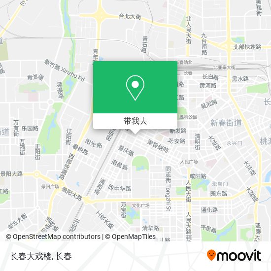 长春大戏楼地图