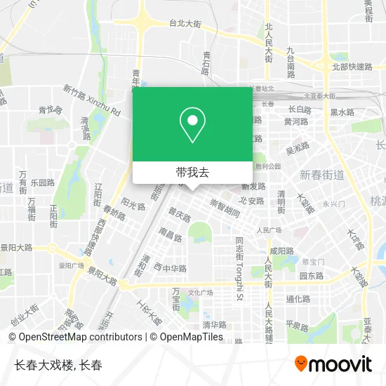 长春大戏楼地图
