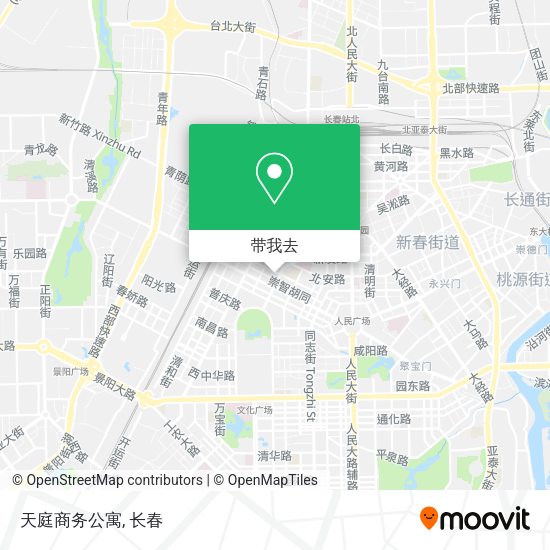 天庭商务公寓地图