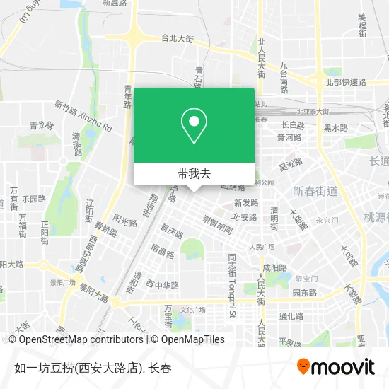 如一坊豆捞(西安大路店)地图
